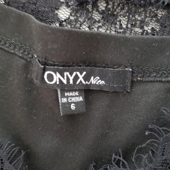 Onyx Nite Sparkly Black Cocktail Dress - Picture 5 of 7